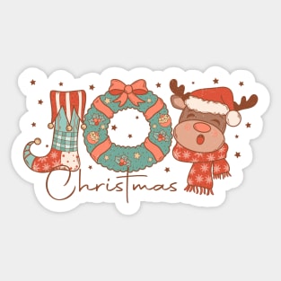 Joy Christmas Sticker